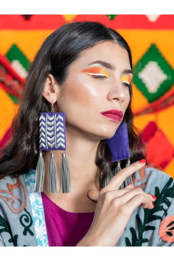 Chevy Stripe Earrings - Image 8