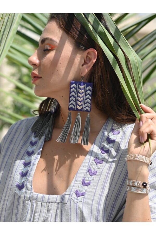 Chevy Stripe Earrings - Image 4