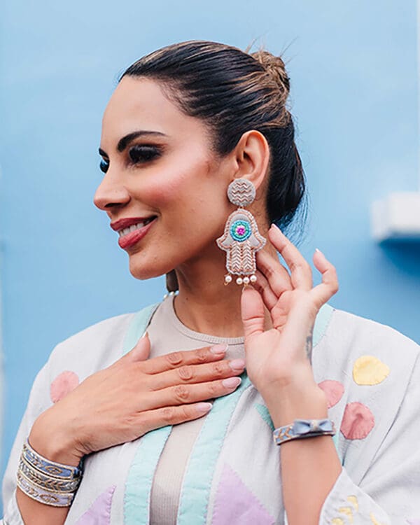 Hamsa 2 Earrings - Image 7