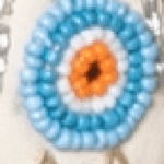 Hamsa 2 Earrings-beige