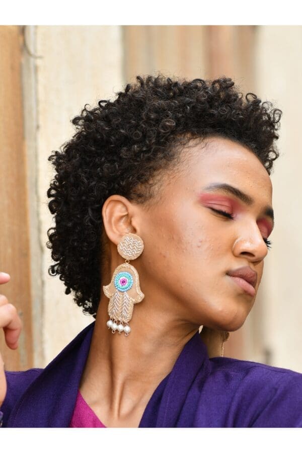 Hamsa 2 Earrings - Image 5