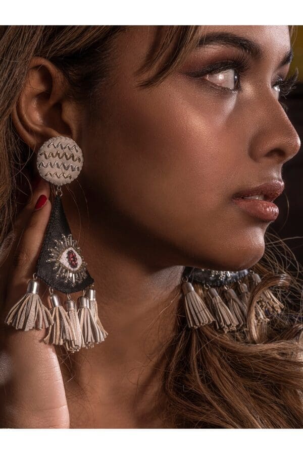 Nazar 5 Earrings - Image 2