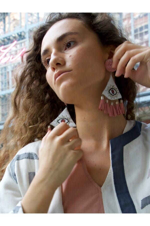 Nazar 5 Earrings - Image 5
