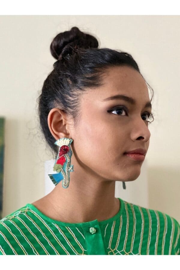 Trop Cacatua Earrings - Image 3