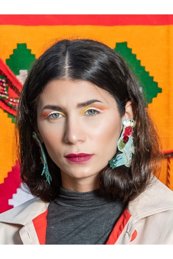 Trop Cacatua Earrings - Image 4