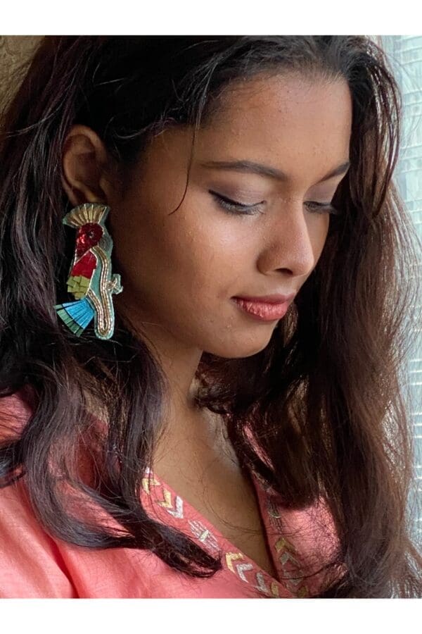 Trop Cacatua Earrings