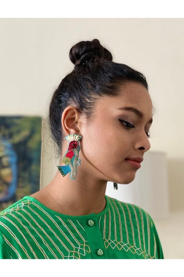 Trop Cacatua Earrings - Image 5