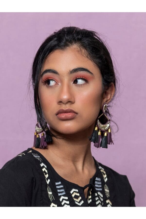 ZT Moon Earrings - Image 2