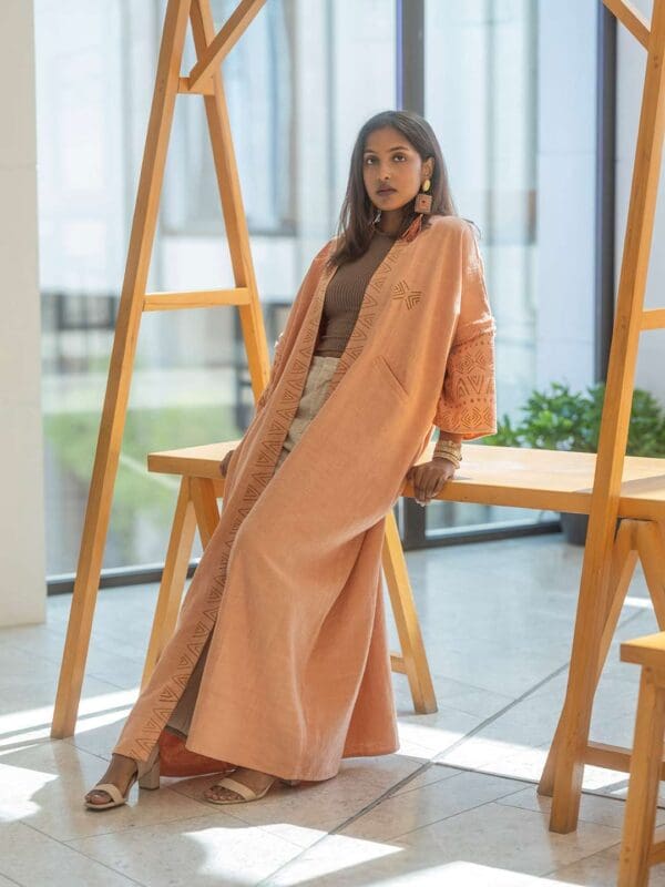 Petra Abaya Peach - Image 2